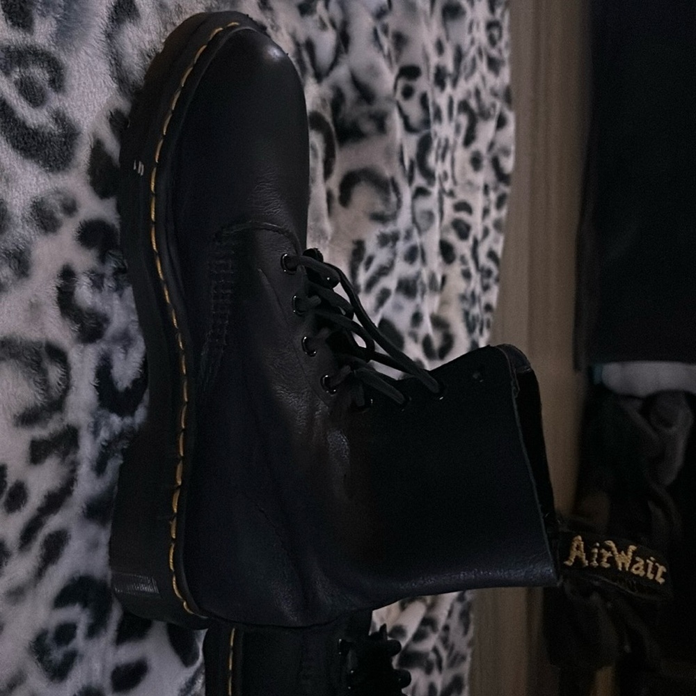 Dr. Martens Leather Boots - Black